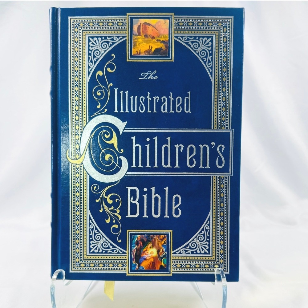 Illustrated Childrens Bible 2012 Leather Bound Gilded Christian Catholic School